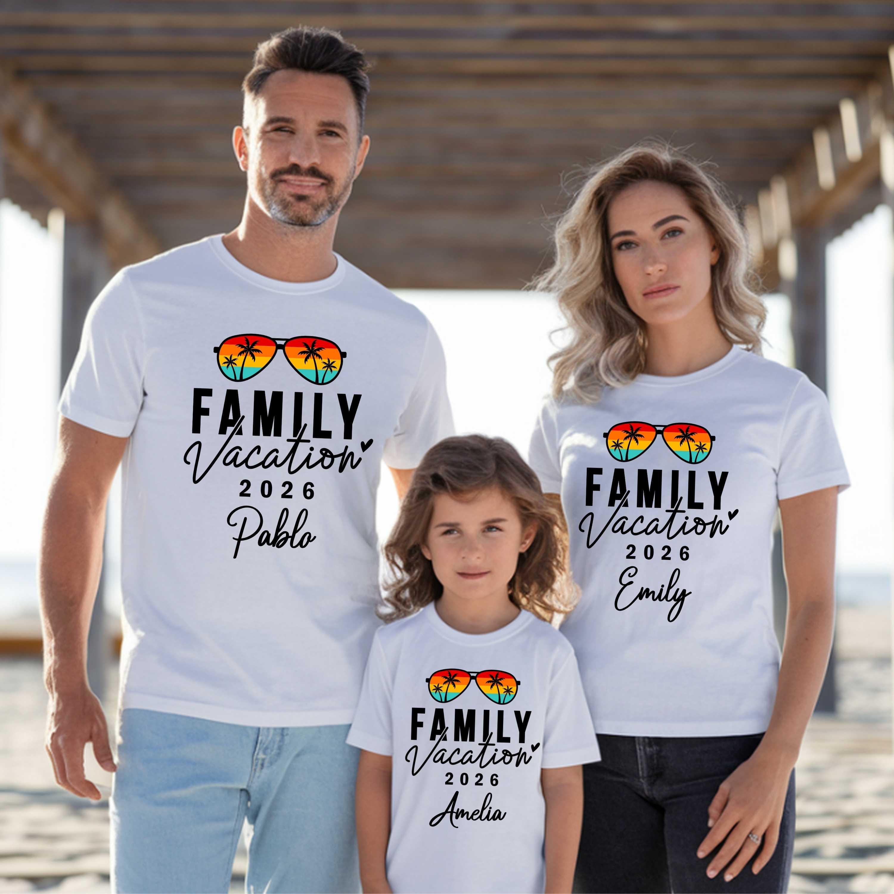 Family Vacation 2026 T-shirt: Matching Summer Tees - Etsy