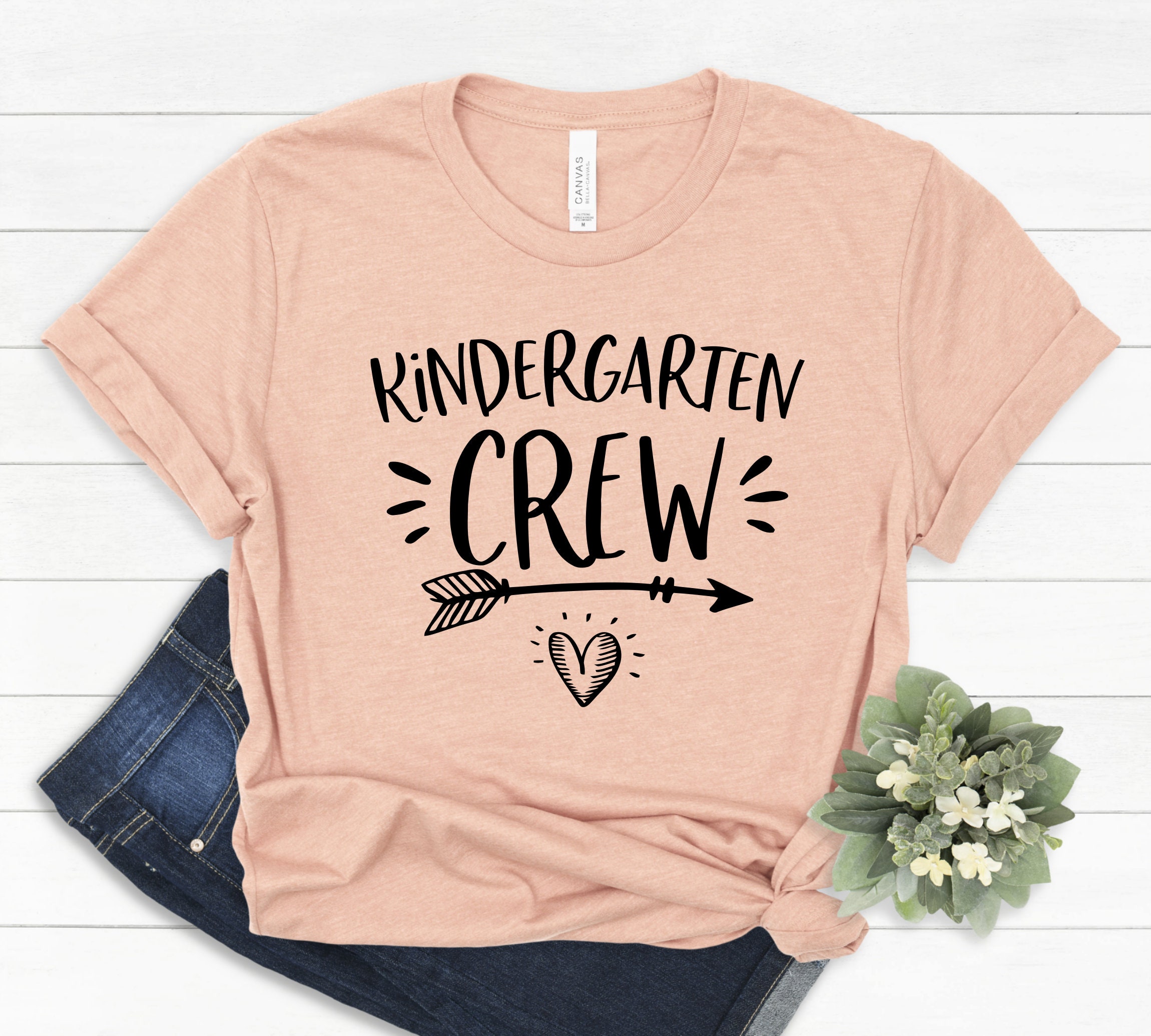 Discover Kindergarten Crew, Teacher Shirt, Kinder Squad, Kindergarten Tribe, School Teacher, Teaching Shirt, Teacher Team, Unisex Graphic Tee