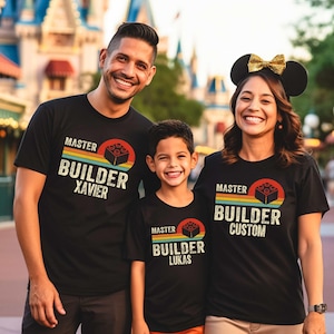 Master Builder Shirt: Custom Family Matching Tees