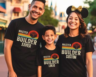 Master Builder Shirt: Custom Family Matching Tees