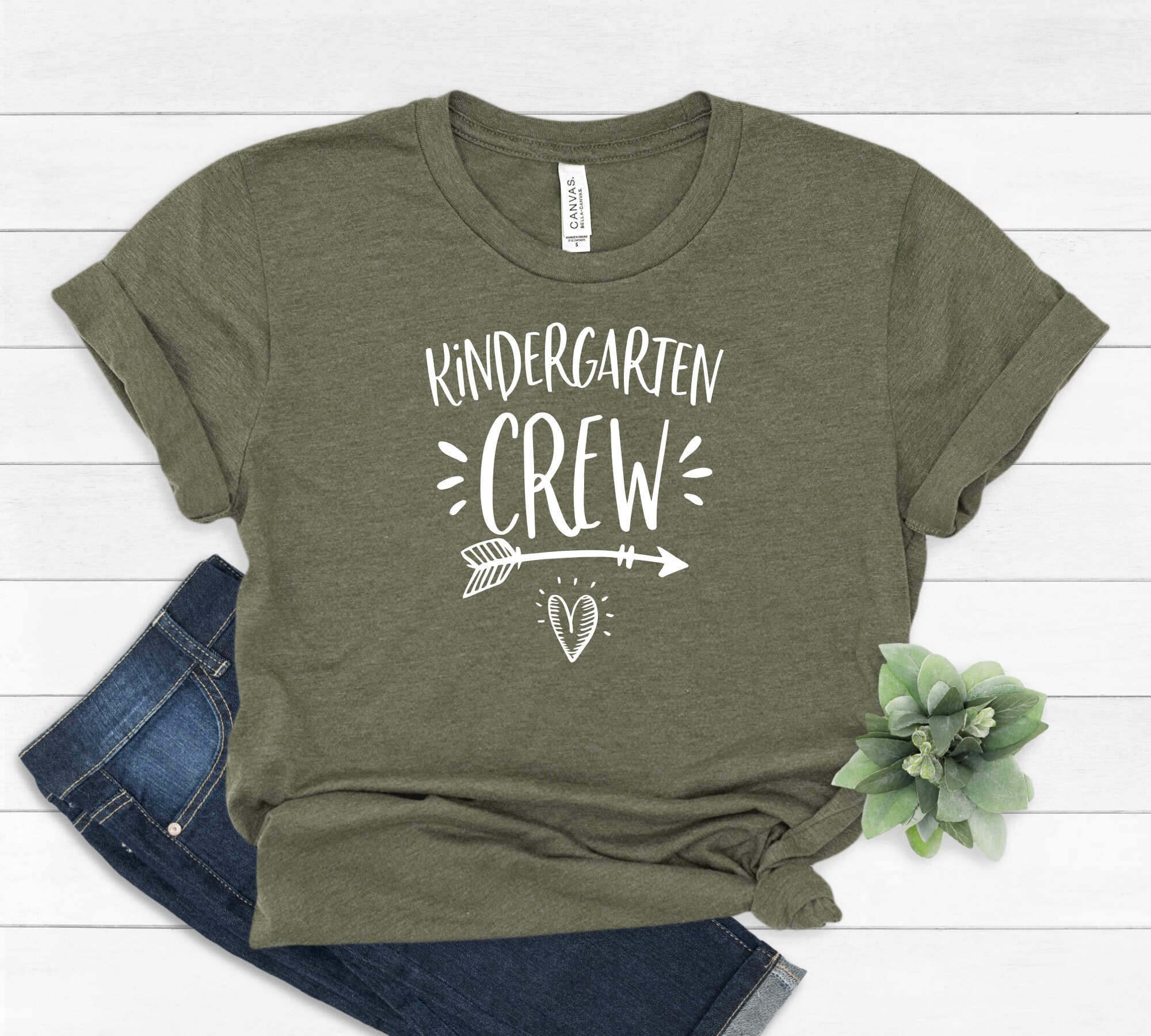 Discover Kindergarten Crew, Teacher Shirt, Kinder Squad, Kindergarten Tribe, School Teacher, Teaching Shirt, Teacher Team, Unisex Graphic Tee