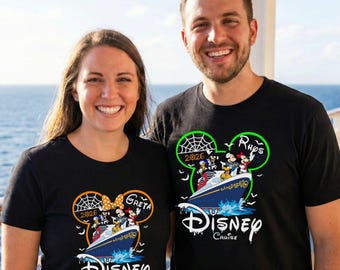 Halloween Disney Cruise Shirt: Mickey Minnie Spooky Vibes Apparel