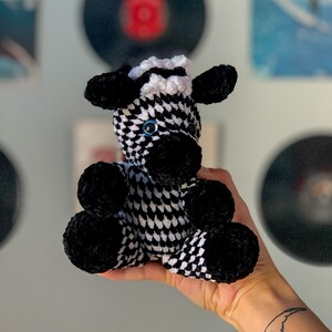Ziggy the Zebra Plush- Hand Crocheted Zebra Plush Toy Amigurumi - ReaOfLightCrafts