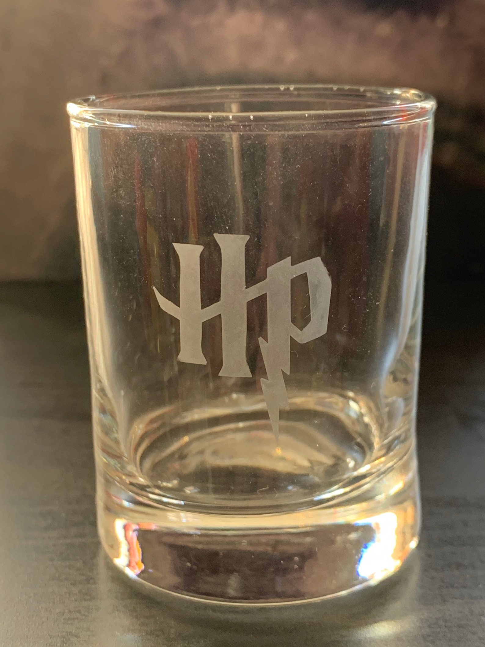Set of 4 Harry Potter style shot glasses Etsy