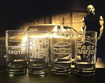 Fahrenden Film Glas Set