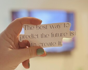 Picasso Quote Sticker: Inspirational Vinyl Decal (3-inch)