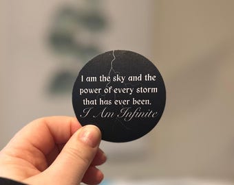 Violet Sorrengail Quote Sticker: Fourth Wing Inspired Vinyl (2.5in)
