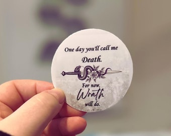 Kingdom of the Wicked Vinyl Sticker: Wrath Quote Decal