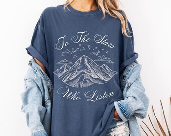 ACOTAR Night Court-T-shirt: To The Stars Who Listen, Romantasy Book Lover Gift