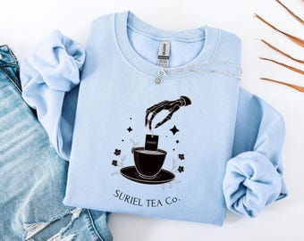 Suriel Tea Co Sweatshirt: ACOTAR Night Court Fantasy Clothing