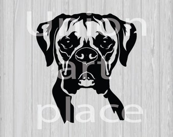 Download Boxer Dog Svg Etsy PSD Mockup Templates