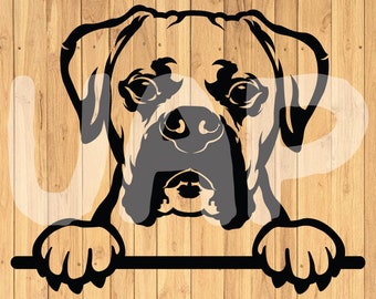 Download Boxer Dog Svg Etsy