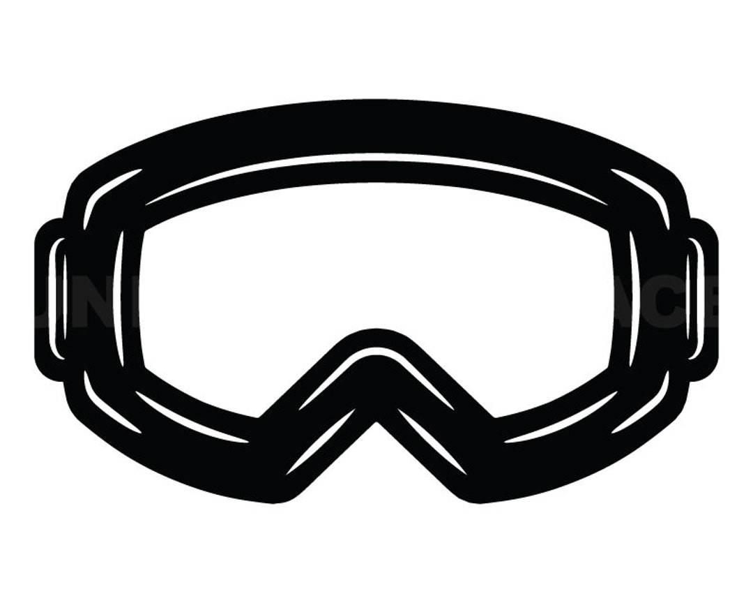 Snow Goggles Svg Clipart Image, Cricut Svg Image, Dxf, Pdf, Eps, Jpg
