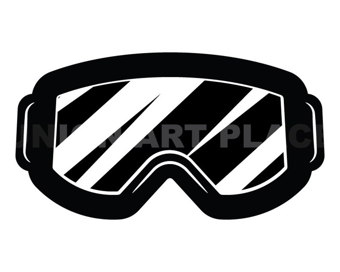 Snow Goggles Svg Snow Goggles Png Clipart Image, Cricut Svg Image, Dxf