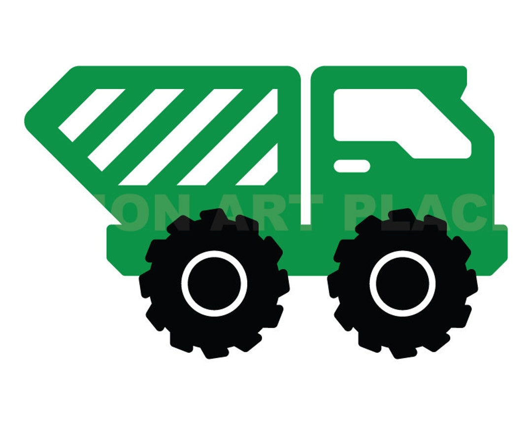 Garbage Truck Svg Clipart Image Cricut Svg Image Dxf Pdf Etsy