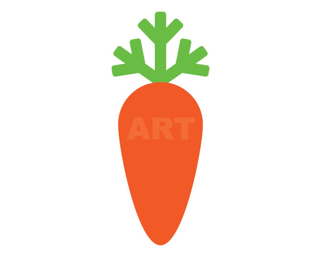 Carrot Svg Clipart Image, Cricut Svg Image, Dxf, Pdf, Eps, Jpg, Png