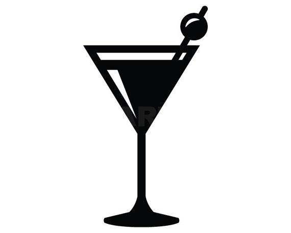 Martini Glass Svg Clipart Image Cricut Svg Image Dxf Pdf - Etsy
