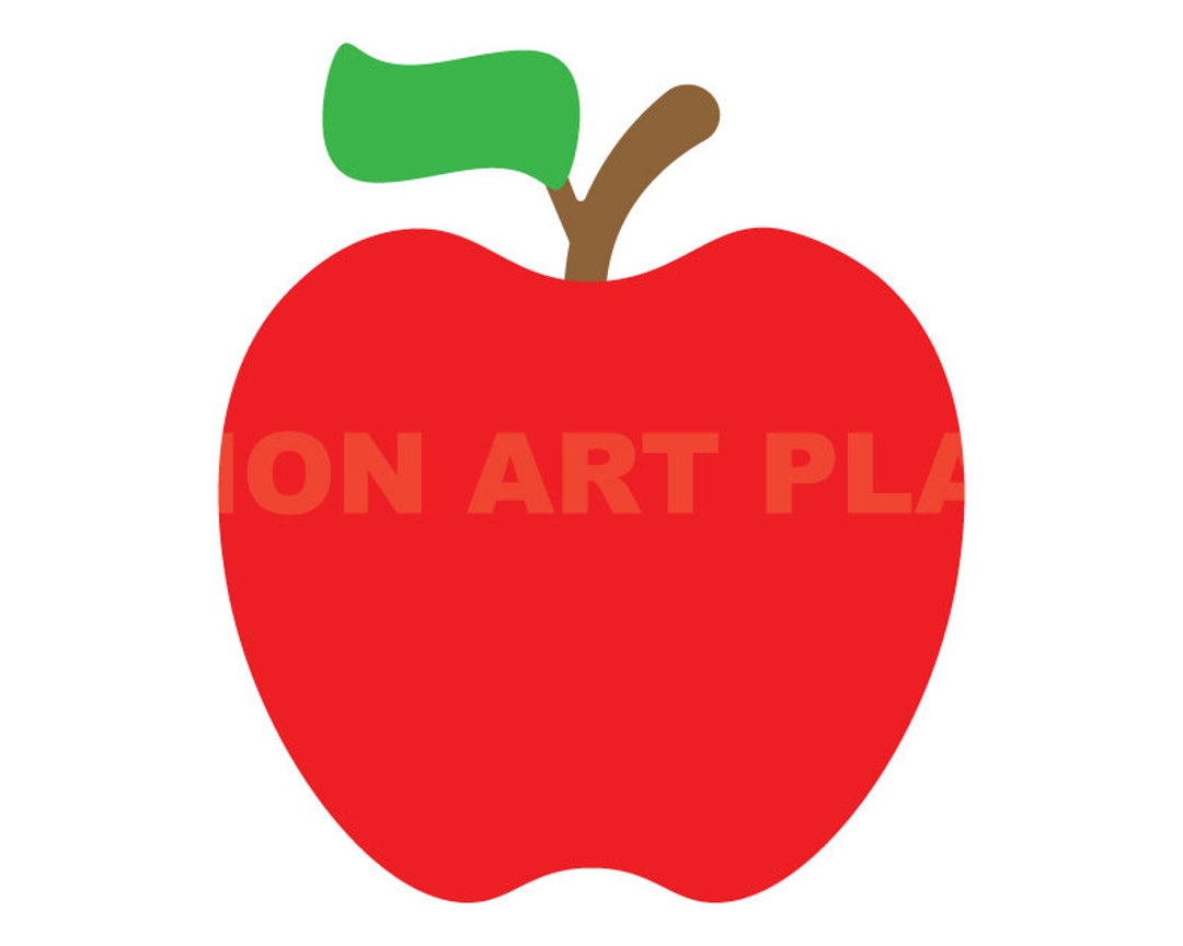 Apple Svg Clipart Image, Cricut Svg Image, Dxf, Pdf, Eps, Jpg, Png, Svg