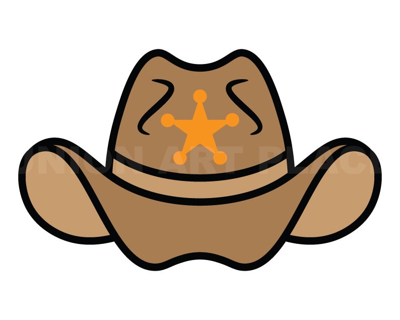 Sheriff Hat Svg Clipart Image Cricut Svg Image Dxf Pdf - Etsy Australia