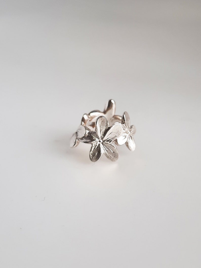 Plumeria Ear Cuff/ Frangipani Ear Cuff Earring/ Floral Jewellery