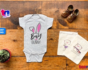 Baby Bunny - Fun Onesie/Bodysuit - Holiday Easter - Boy / Girl - Baby / Kids - TeeNow Apparel