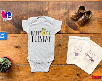 Happy Fat Tuesday - Onesie/Bodysuit - Boy / Girl - Baby / Kids - TeeNow Apparel