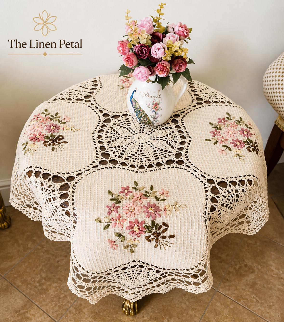 Crochet Lace Table Topper