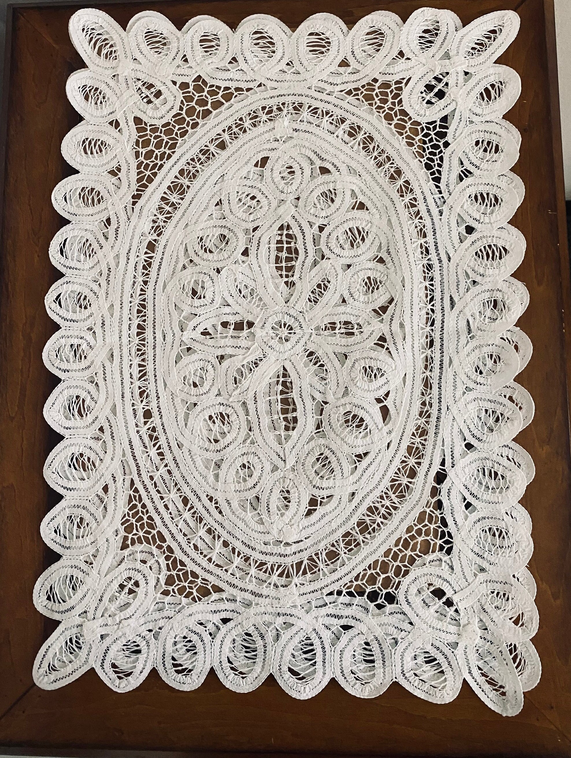 Handmade Battenburg Lace Table Runner: Elegant White Dresser Scarf - Etsy Handmade Battenburg Lace Table Runner: Elegant White Dresser Scarf - Etsy