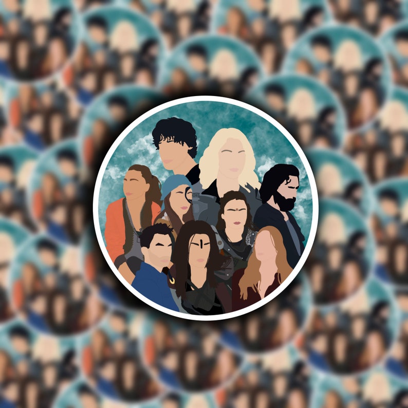 The 100 Sticker Weatherproof Matte Sticker Hand Drawn Etsy