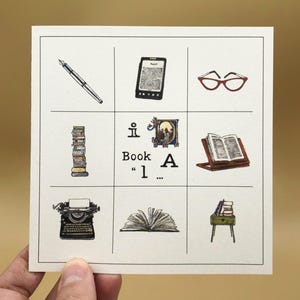 Biglietti auguri personalizzati per professioni, passioni, hobby...:Libri, Viaggi, Pollice verde
