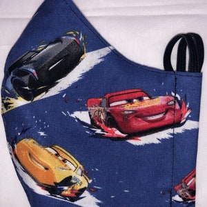 Cars Disney Piston Cup Face Mask