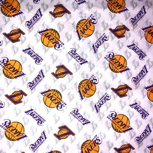 Los Angeles Lakers Cotton Fabric 44”/56”width