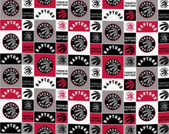 Toronto Raptors Rug New NBA TORONTO RAPTORS Mini Patchwork Print 100% Cotton Fabric, You ...