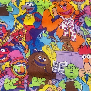 Snoopy/Lilo&Stitch Cotton Fabric 44” width.