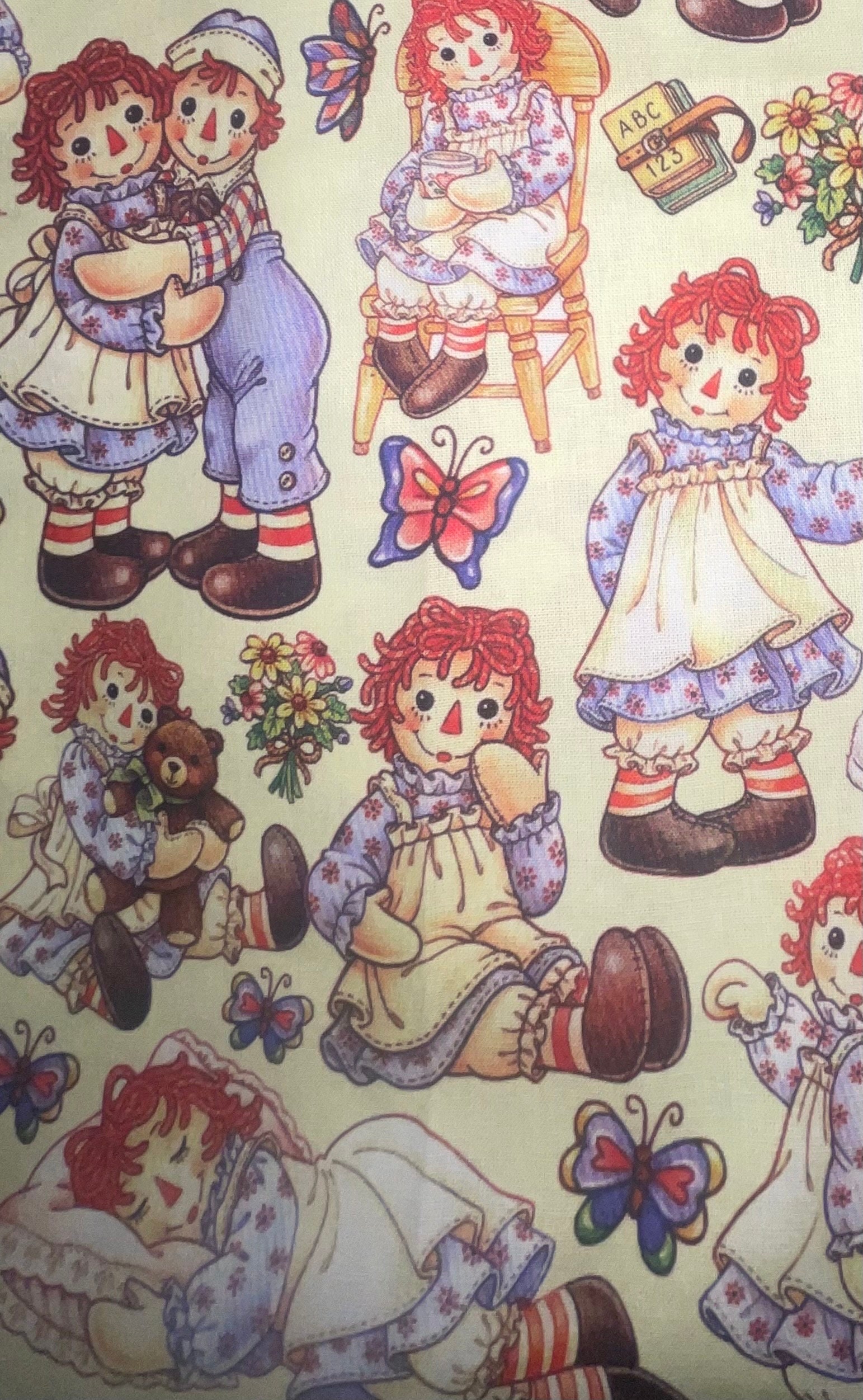 Betty Boop/Raggedy Ann Cotton Fabric