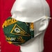 Green Bay Packers Cotton Face Mask - Etsy