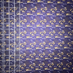 Vikings Cotton Fabric 56”
