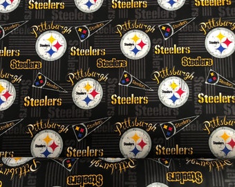 Steelers Retro/Large Print Cotton Fabric
