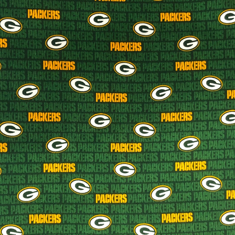 Green Bay Packers Fabric - Etsy
