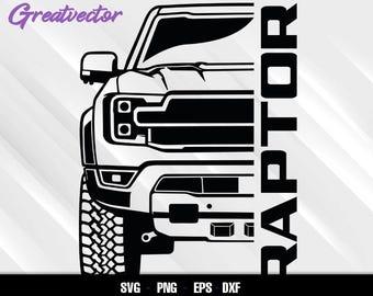 Bronco Raptor 2024 SVG EPS PNG Dxf - off road vector silhouette cricut laser cut file