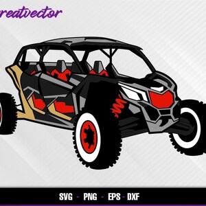 Maverick X3 Xrs Max Rr l EPS - SVG - PNG - Dxf l Vector Art