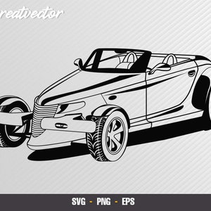 Plymouth Prowler-EPS-SVG-PNG-sztuka wektorowa