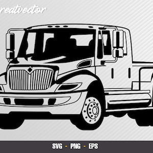 International Truck cxt - EPS - SVG - PNG - Vektor Datei