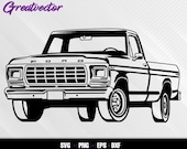 1979 Pickup F100 L EPS - SVG - PNG - Dxf L Vector Art - Etsy