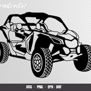 Atv Trader 2021 Maverick X3 Ds Turbo Octane l EPS - SVG - PNG - Dxf l Vector Art