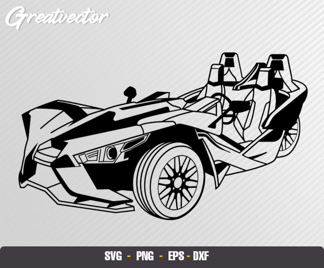Slingshot R Side View EPS SVG PNG Vector File Etsy