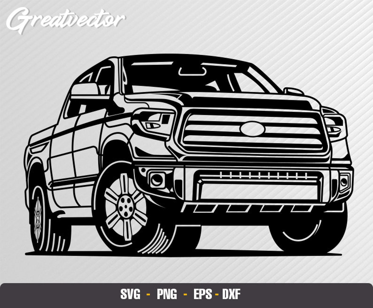 Pick up Tundra l EPS SVG PNG Dxf l Vector Art Etsy