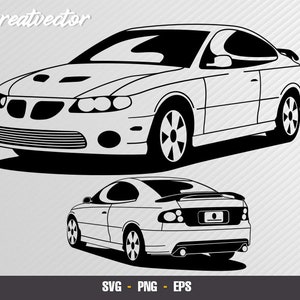 Pontiac 2006-SVG-EPS-PNG vector kunst