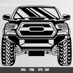 Taco lifetd front view l EPS - SVG - PNG - Dxf l Vector Art
