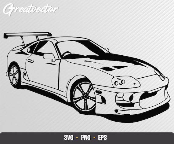 Supra mk4 - SVG l PNG l EPS